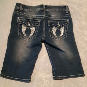 Seduction FD Angel Wings Jean Shorts Size 5